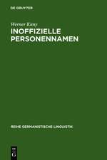 Inoffizielle Personennamen: Bildung, Bedeutung und Funktion