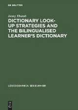 Dictionary Look-up Strategies and the Bilingualised Learner's Dictionary: A Think-aloud Study