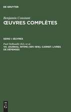 Journal intime (1811-1816). Carnet. Livres de dépenses