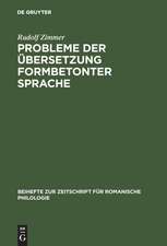 Probleme der Übersetzung formbetonter Sprache: Ein Beitrag zur Übersetzungskritik