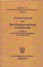 Sprachengesetzgebung in Katalonien: Die Debatte um die »Llei de Política Lingüística« vom 7. Januar 1998