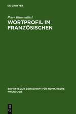 Wortprofil im Französischen