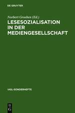 Lesesozialisation in der Mediengesellschaft: Ein Schwerpunktprogramm