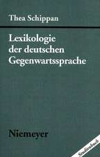 Lexikologie der deutschen Gegenwartssprache