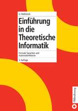 Einführung in die Theoretische Informatik: Formale Sprachen und Automatentheorie