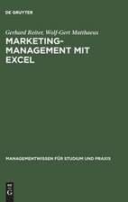 Marketing-Management mit EXCEL: Buch mit Diskette