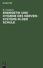 Energetik und Hygiene des Nerven-Systems in der Schule