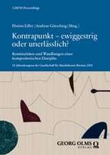 Kontrapunkt - ewiggestrig oder unerlässlich?
