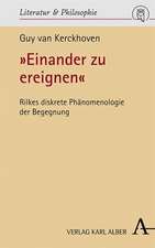 »Einander zu ereignen«