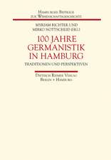 100 Jahre Germanistik in Hamburg