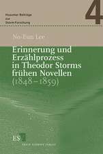 Erinnerung und Erzählprozess in Theodor Storms frühen Novellen (1848 - 1859)