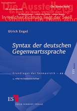 Syntax der deutschen Gegenwartssprache