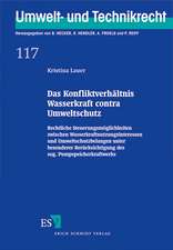 Das Konfliktverhältnis Wasserkraft contra Umweltschutz