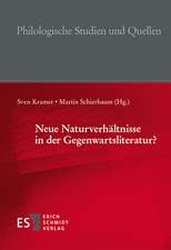 Neue Naturverhältnisse in der Gegenwartsliteratur?