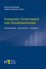 Corporate Governance von Kreditinstituten