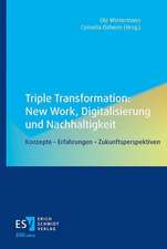 Triple Transformation: New Work, Digitalisierung und Nachhaltigkeit