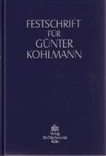 Festschrift für Günter Kohlmann zum 70. Geburtstag