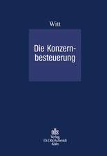 Die Konzernbesteuerung