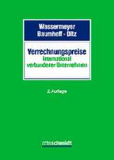 Verrechnungspreise international verbundener Unternehmen