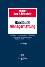 Handbuch Managerhaftung