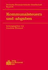 Kommunalsteuern und -abgaben