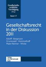 Gesellschaftsrecht in der Diskussion 2011