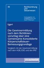 Die Gewinnermittlung nach dem Richtlinienvorschlag über eine Gemeinsame Konsolidierte Körperschaftsteuer-Bemessungsgrundlage