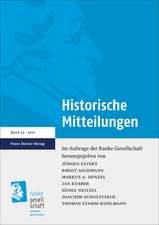 Historische Mitteilungen 29 (2017)