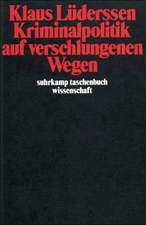 Kriminalpolitik auf verschlungenen Wegen