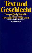 Text und Geschlecht