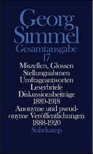 Miszellen, Glossen, Stellungnahmen, Umfrageantworten, Leserbriefe, Diskussionsbeiträge 1889 - 1918