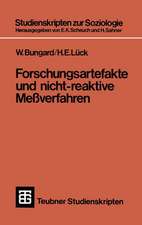 Forschungsartefakte und nicht-reaktive Meßverfahren