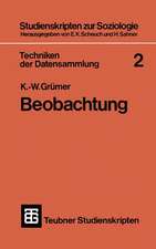 Techniken der Datensammlung 2: Beobachtung