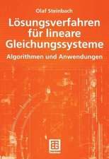 Lösungsverfahren für lineare Gleichungssysteme: Algorithmen und Anwendungen