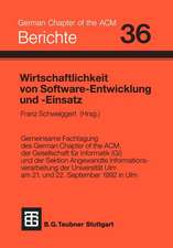 Wirtschaftlichkeit von Software-Entwicklung und -Einsatz: Investitionssicherung, Produktivität, Qualität