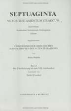 Verzeichnis Der Griechischen Handschriften Des Alten Testaments: Die Uberlieferung Bis Zum VIII. Jahrhundert