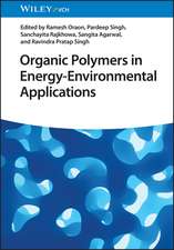 Organic Polymers in Energy–Environmental Applications