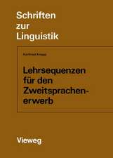 Lehrsequenzen für den Zweitsprachenerwerb: Ein komparatives Experiment