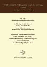 Elektrische Leitfähigkeitsmessungen in der Gasphase bei 1550°C und ihre Anwendung zur Bestimmung der Schwefelaktivität im kohlenstoffgesättigten Eisen