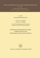 Die Bedeutung des geologischen Aufbaus bindiger Schichten für die Bodenvergütung mittels Tiefenverdichtung