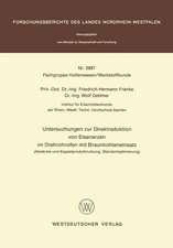 Untersuchungen zur Direktreduktion von Eisenerzen im Drehrohrofen mit Braunkohleneinsatz