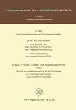 Einkauf-, Freizeit-, Arbeits- und Ausbildungsverkehr (EFA): Schritte zur Modellentwicklung auf der Grundlage von Entscheidungsprozessen unterschiedlicher Haushalte