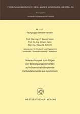 Untersuchungen zum Fügen von Befestigungselementen auf körperschalldämpfende Verbundelemente aus Aluminium