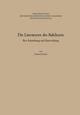 Die Literaturen des Baltikums: Ihre Entstehung und Entwicklung