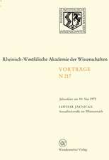 Sexuallockstoffe im Pflanzenreich: Jahresfeier am 10. Mai 1972