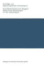 Psychische Belastungen in der Arbeitswelt: Theoretische Ansätze, Methoden und empirische Forschungsergebnisse