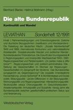 Die alte Bundesrepublik: Kontinuität und Wandel