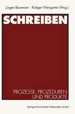 Schreiben: Prozesse, Prozeduren und Produkte