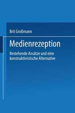 Medienrezeption: Bestehende Ansätze und eine konstruktivistische Alternative