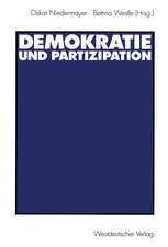 Demokratie und Partizipation: Festschrift für Max Kaase